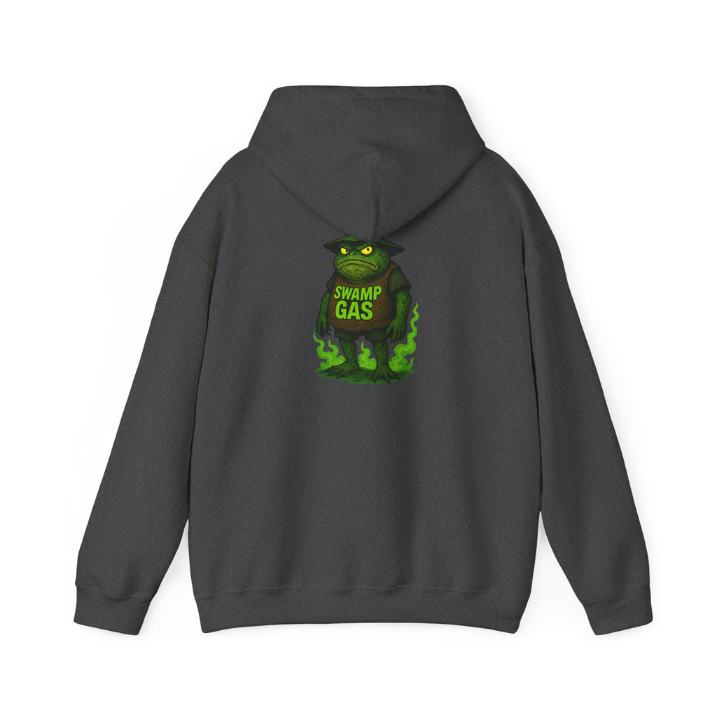 Swamp Gas Unisex Hoodie | Fun Gift for Halloween, Cozy Casual Wear, Unique Graphic Sweatshirt, Quirky Style, Perfect for Fall