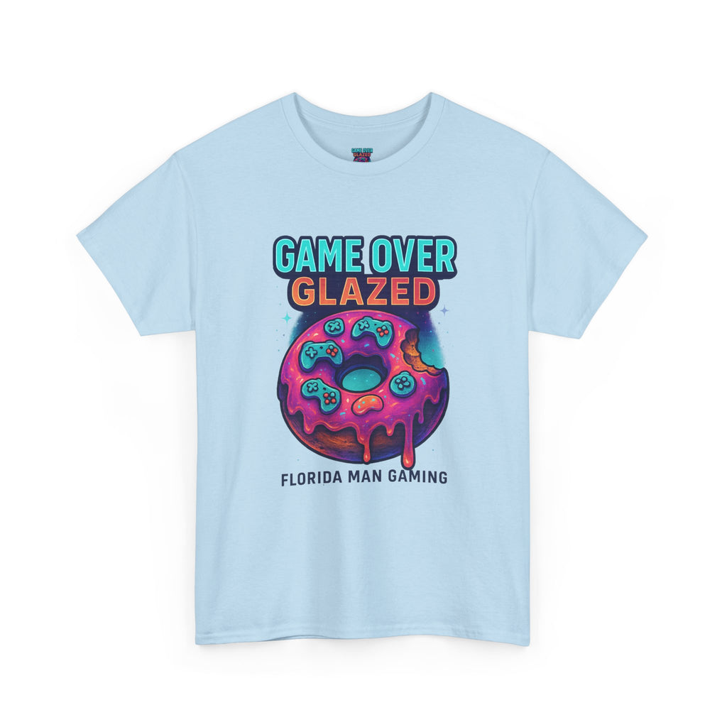 Gaming Graphic Tee for Retro Fun Lovers, Perfect for Gifts, Casual Wear, Gaming Events, Game Over Design