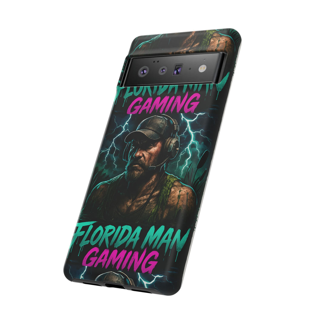 Phone Case - Florida Man Gaming Mascot Rising from the Swamp Tough Case