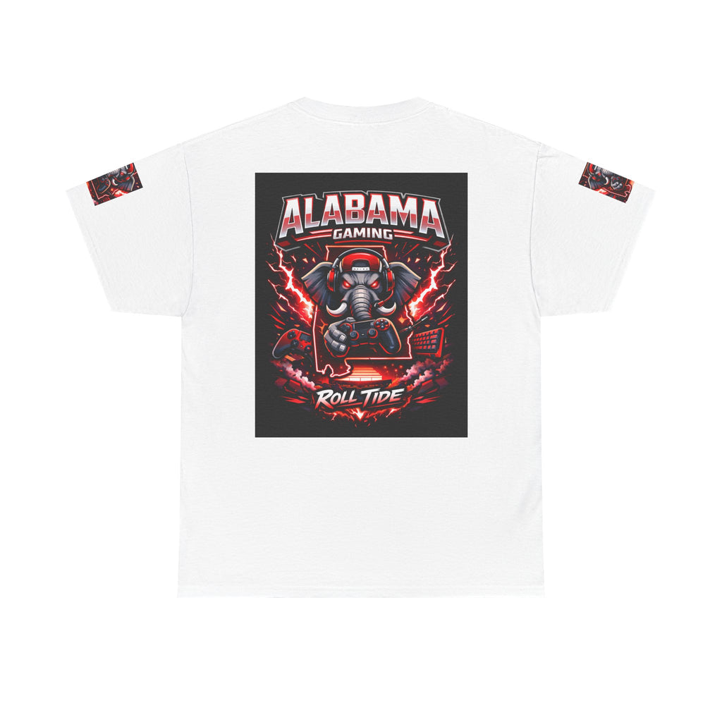 Alabama Gaming Tee — 'Roll Tide' Elephant Gamer Graphic Shirt