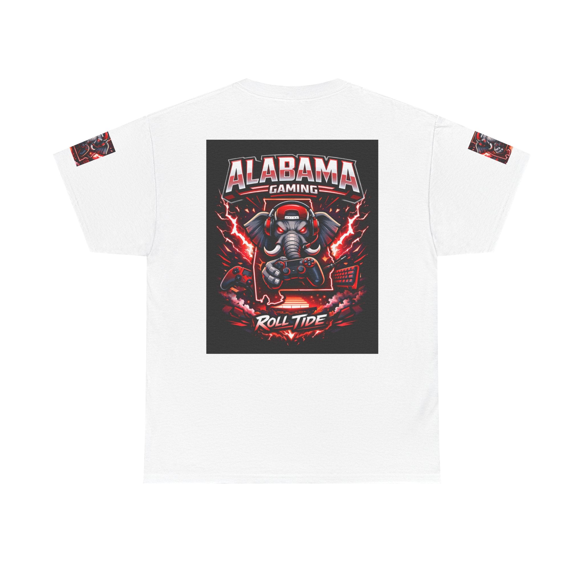 Alabama Gaming Tee — 'Roll Tide' Elephant Gamer Graphic Shirt