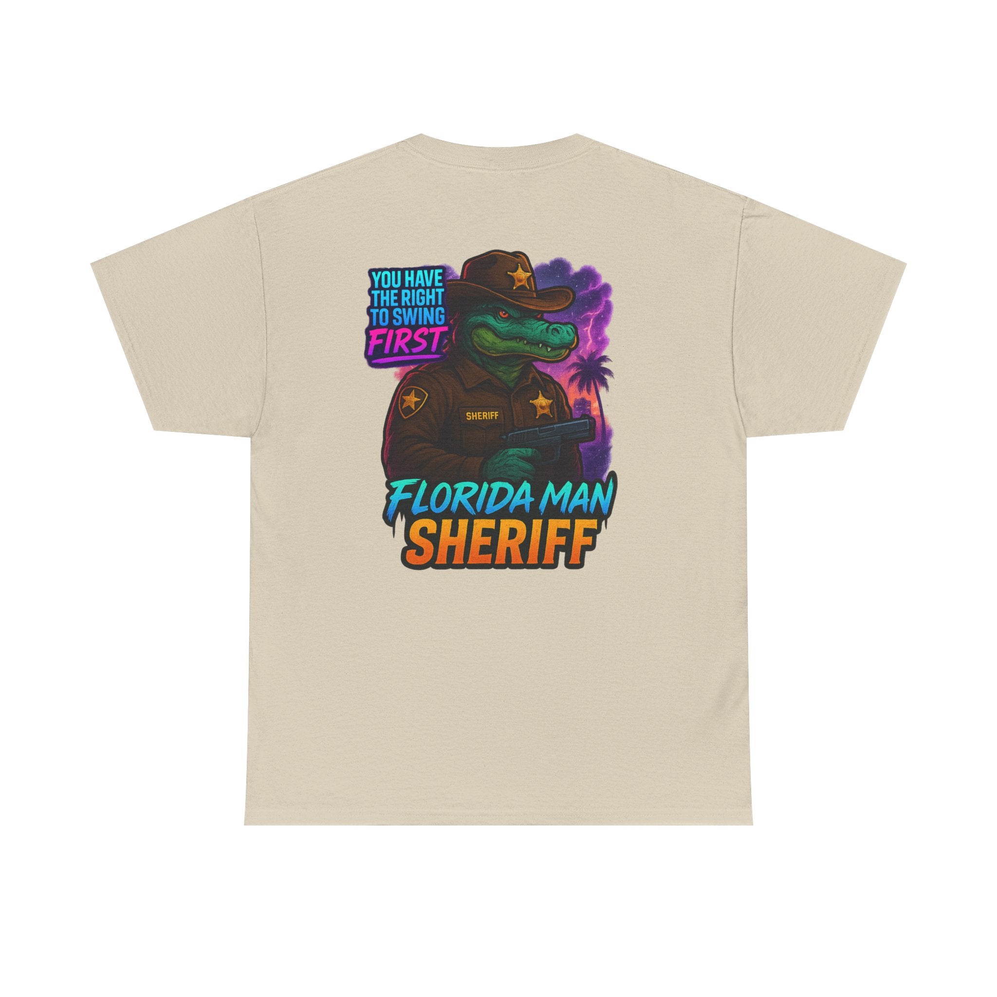 Florida Man Sheriff Tee - Fun Unisex Cotton T-Shirt, Graphic Tee for Florida Lovers, Gift for Dads, Unique Humor Shirt, Casual Wear