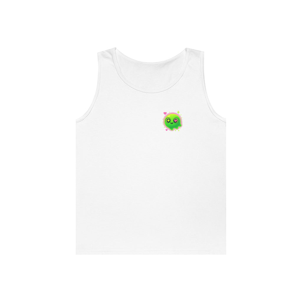 Cute Cartoon Glow-in-the-Dark Tank Top, Summer Outfit, LGBTQ+ Pride Wear, Festival Attire, Funny Gift for Teens, Casual Wear