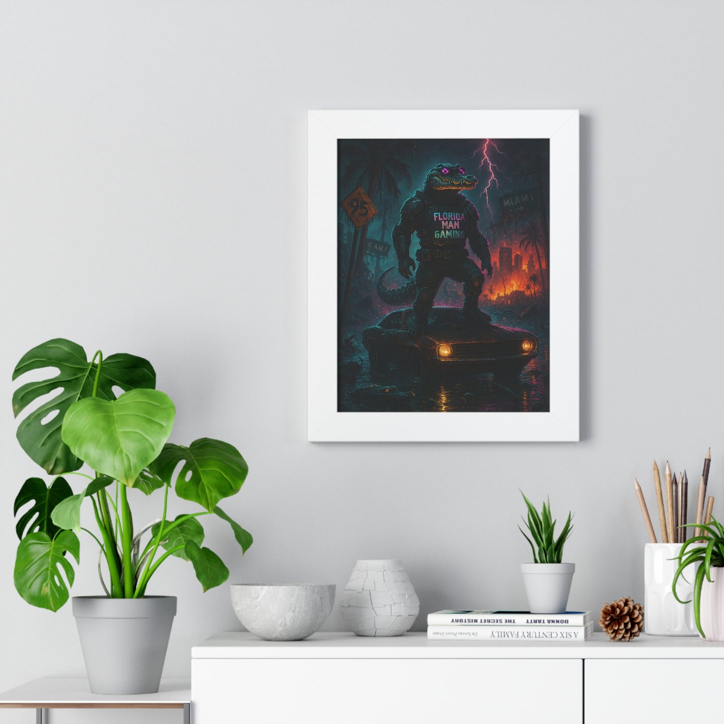Framed Vertical Poster