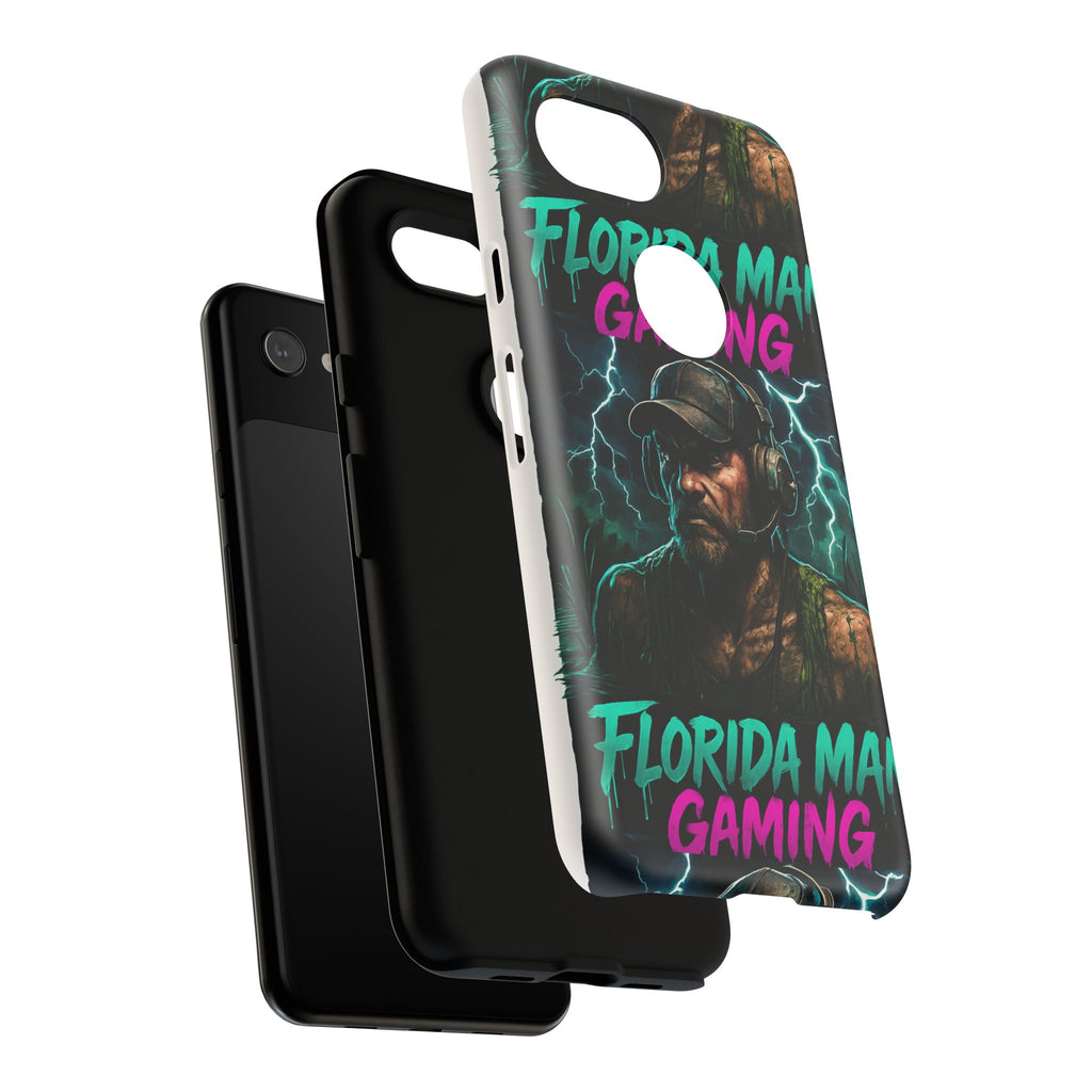 Phone Case - Florida Man Gaming Mascot Rising from the Swamp Tough Case
