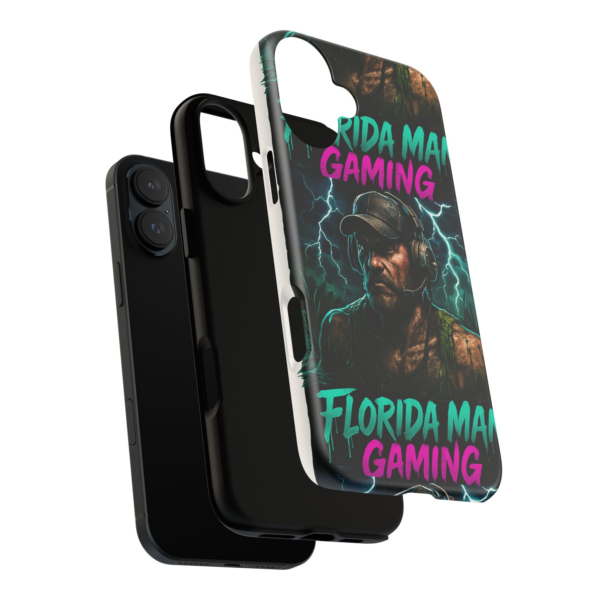 Phone Case - Florida Man Gaming Mascot Rising from the Swamp Tough Case