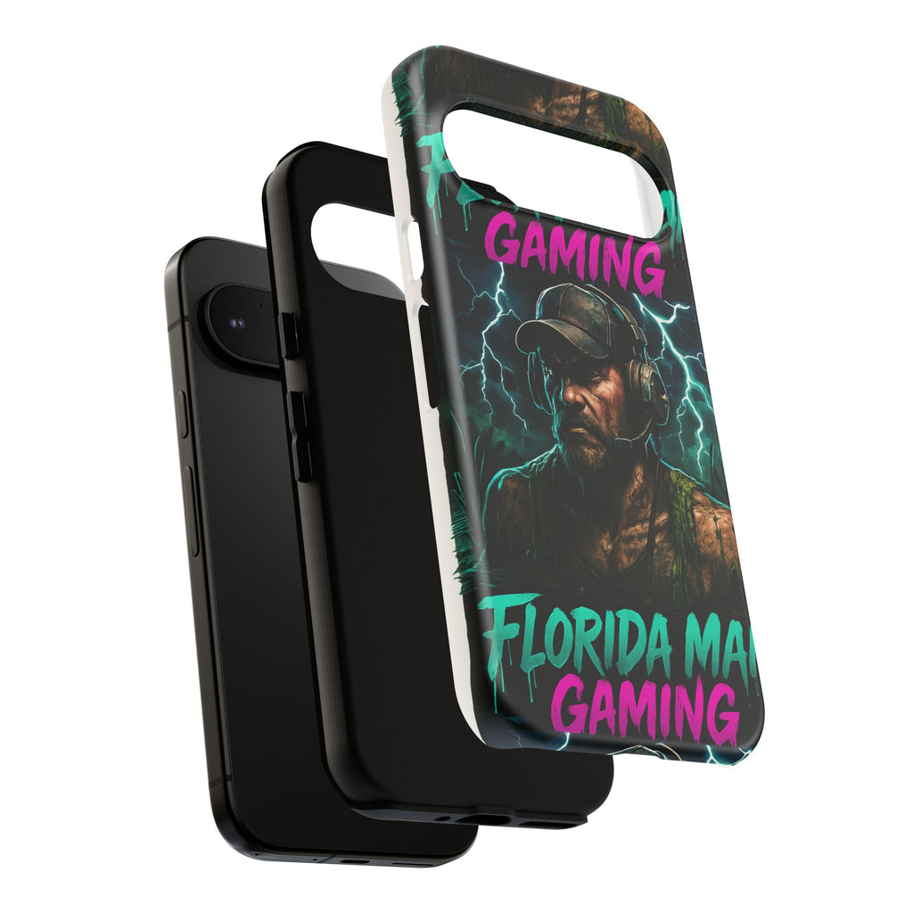 Phone Case - Florida Man Gaming Mascot Rising from the Swamp Tough Case
