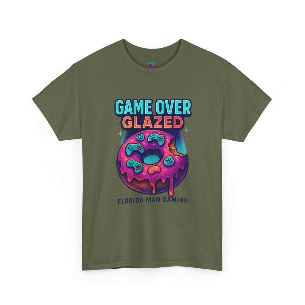 Gaming Graphic Tee for Retro Fun Lovers, Perfect for Gifts, Casual Wear, Gaming Events, Game Over Design