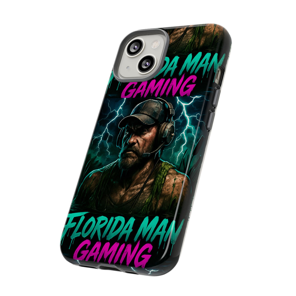 Phone Case - Florida Man Gaming Mascot Rising from the Swamp Tough Case