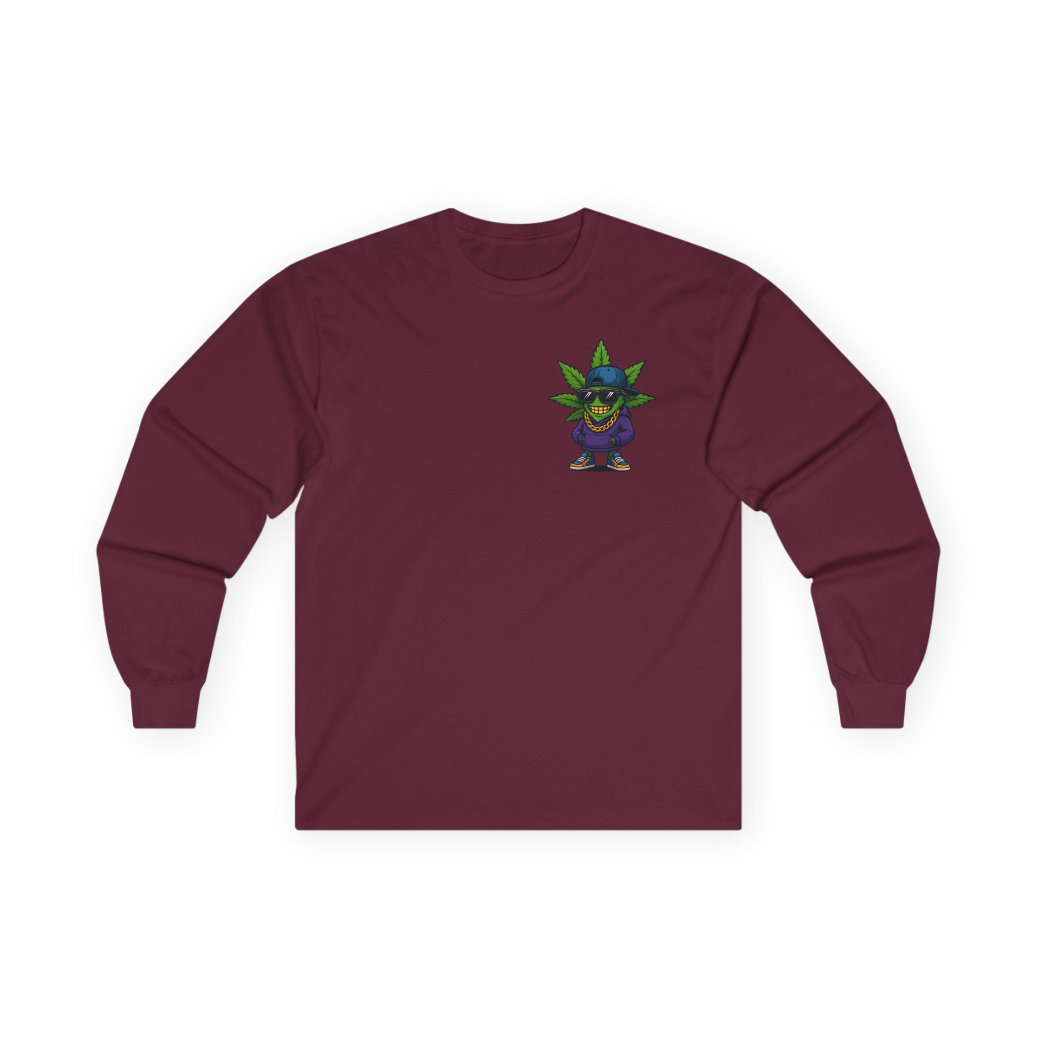 Florida Man Gaming Long Sleeve Tee - Unisex Cotton Shirt for Gamers, Halloween, Gift, Streetwear, Weed Culture