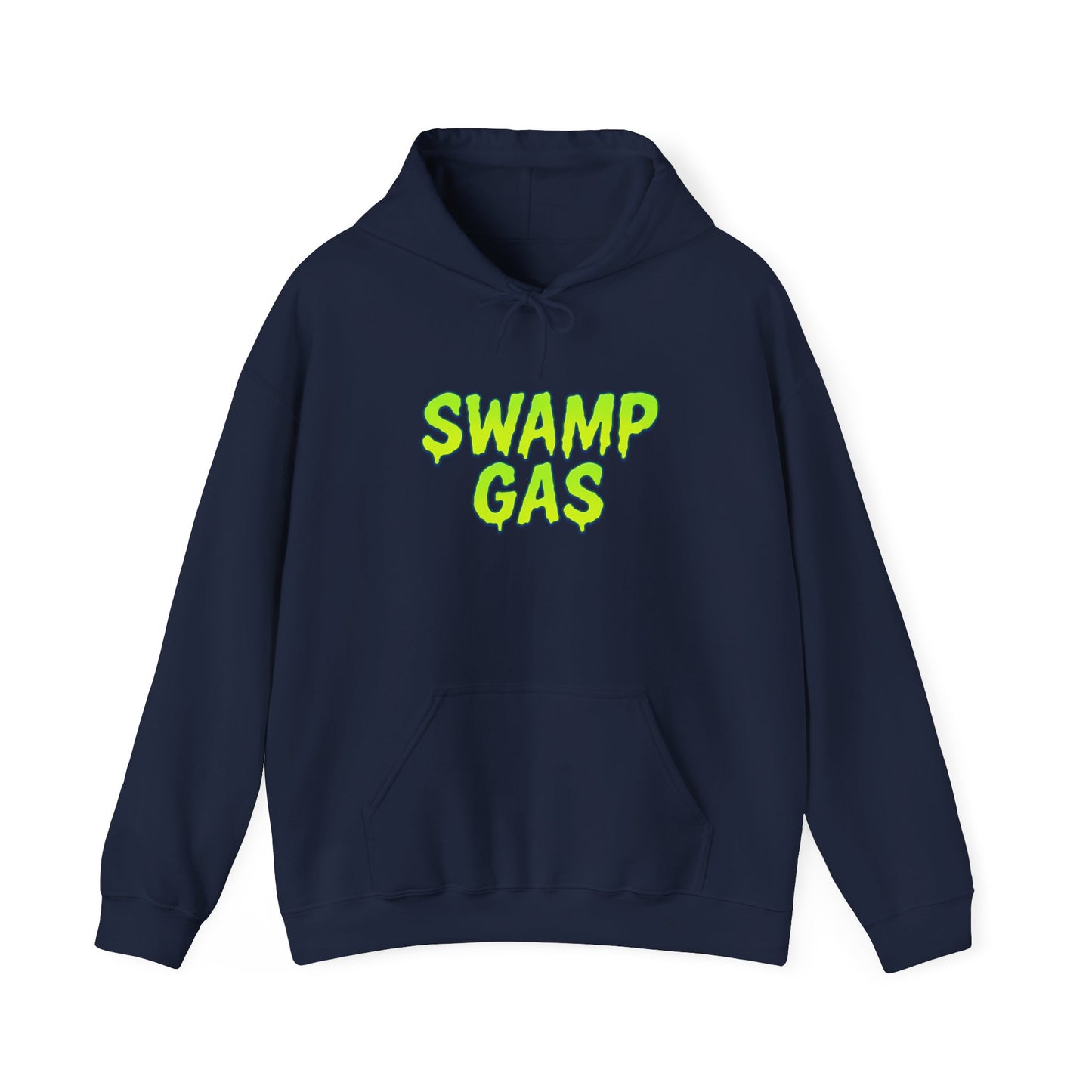 Swamp Gas Unisex Hoodie | Fun Gift for Halloween, Cozy Casual Wear, Unique Graphic Sweatshirt, Quirky Style, Perfect for Fall