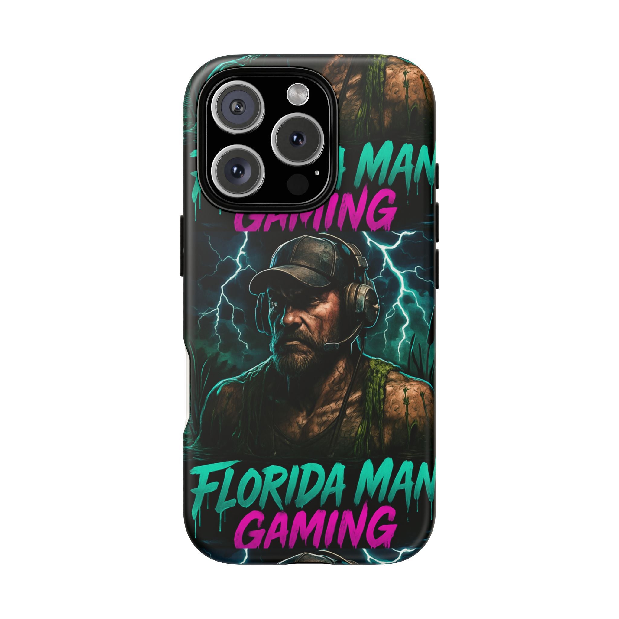 Phone Case - Florida Man Gaming Mascot Rising from the Swamp Tough Case