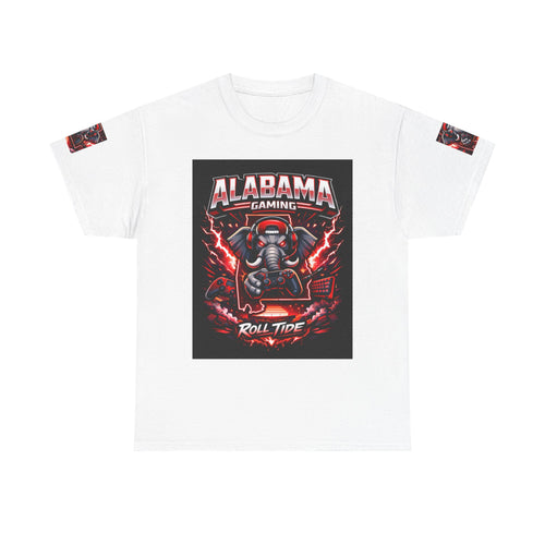 Alabama Gaming Tee — 'Roll Tide' Elephant Gamer Graphic Shirt