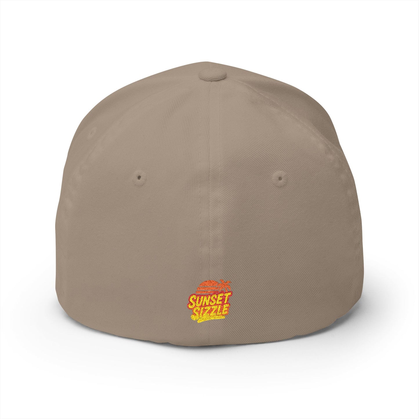 Cap - Sunset Sizzle Embroidery Design - Vaporwave Streetwear