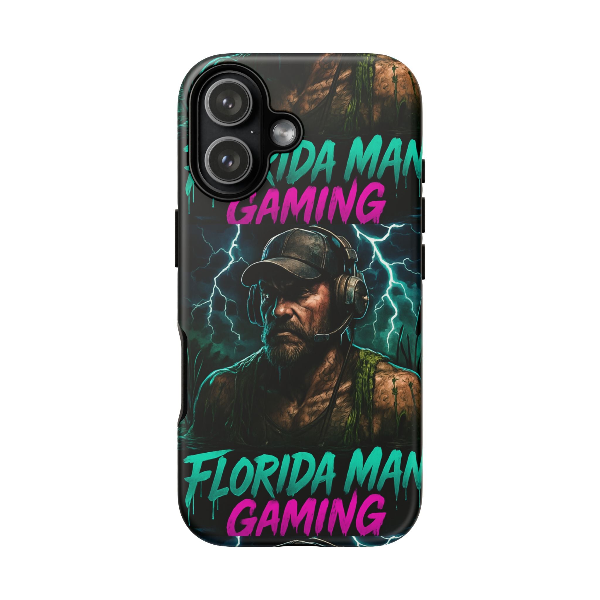 Phone Case - Florida Man Gaming Mascot Rising from the Swamp Tough Case