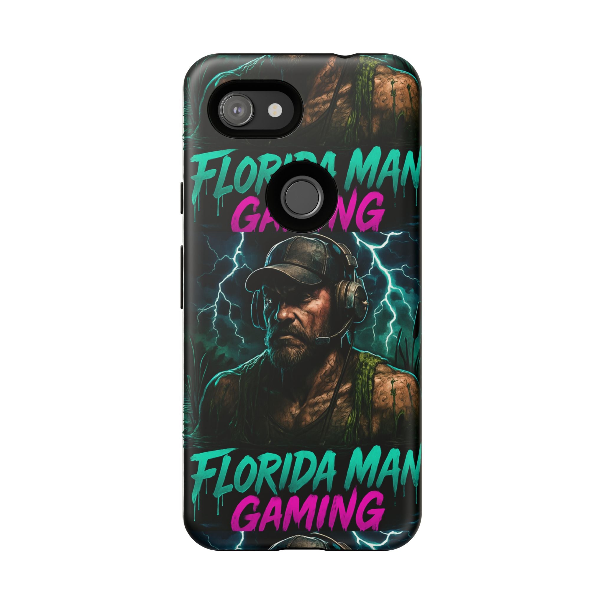 Phone Case - Florida Man Gaming Mascot Rising from the Swamp Tough Case