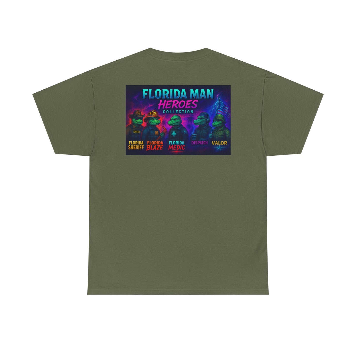 Florida Man Heroes Unisex Tee | Fun Graphic Shirt, Unique Gift, Florida Pride, Casual Style, Funny Tee