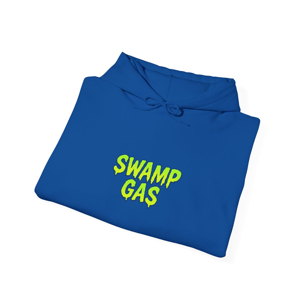 Swamp Gas Unisex Hoodie, Fun Graphic Sweatshirt, Gift for Halloween, Unique Streetwear, Cozy Layering Piece