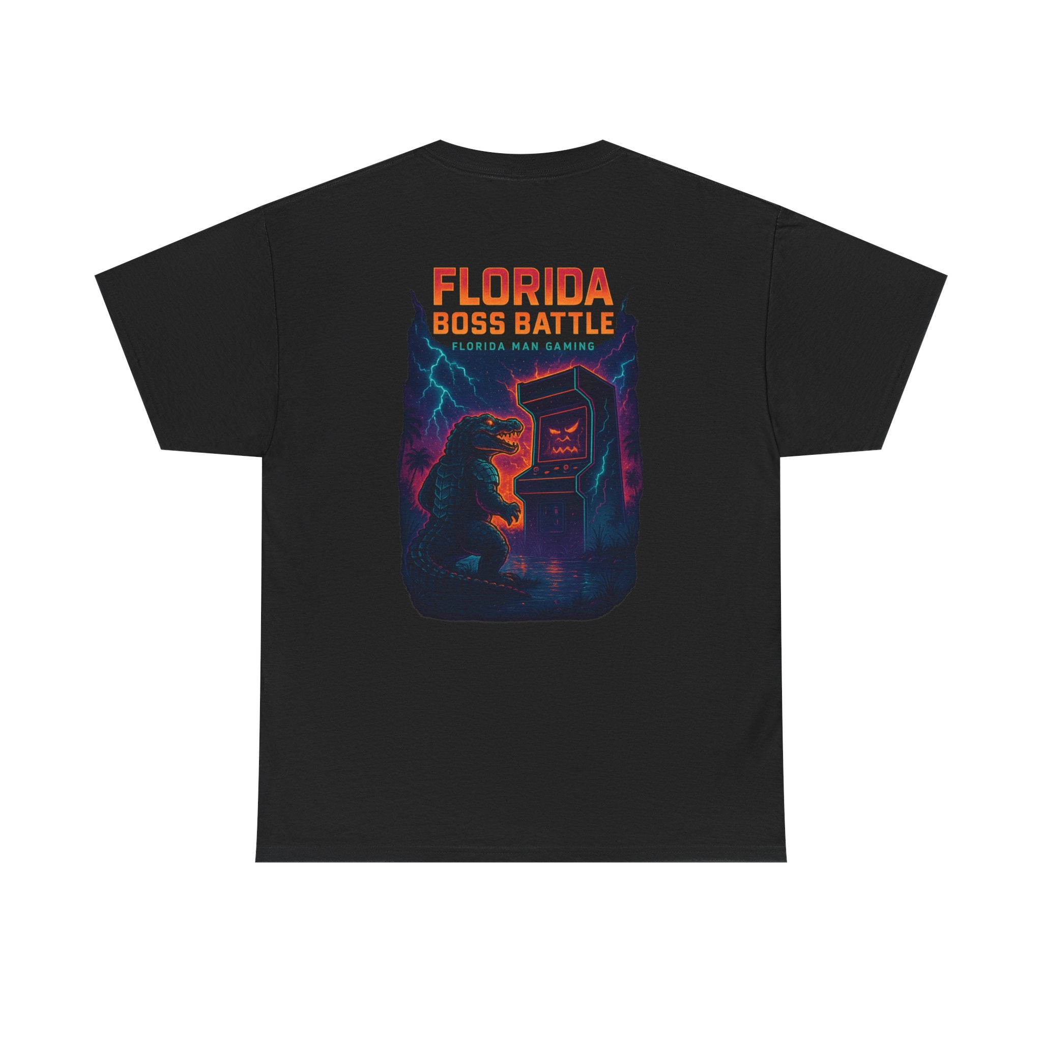 Florida Boss Battle Gaming Tee - Fun Unisex Cotton Shirt, Unique Graphic T-Shirt, Gift for Gamers, Casual Wear, Gaming Merchandise