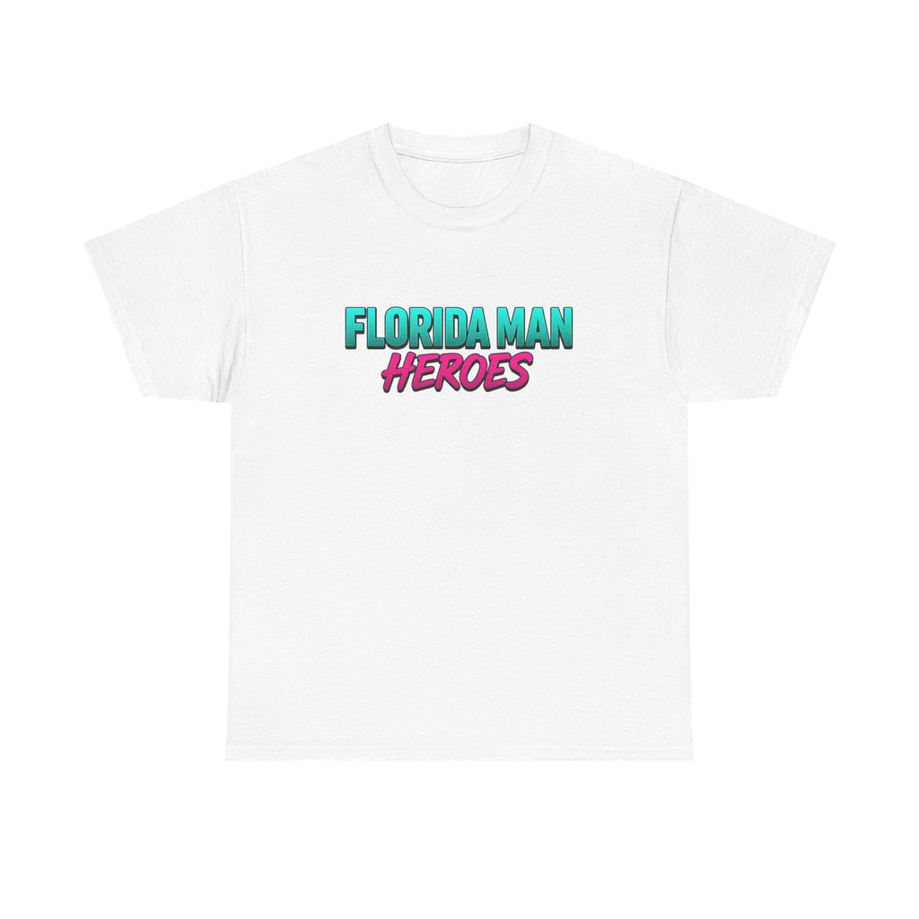 Florida Man Heroes Unisex Tee | Fun Graphic Shirt, Unique Gift, Florida Pride, Casual Style, Funny Tee