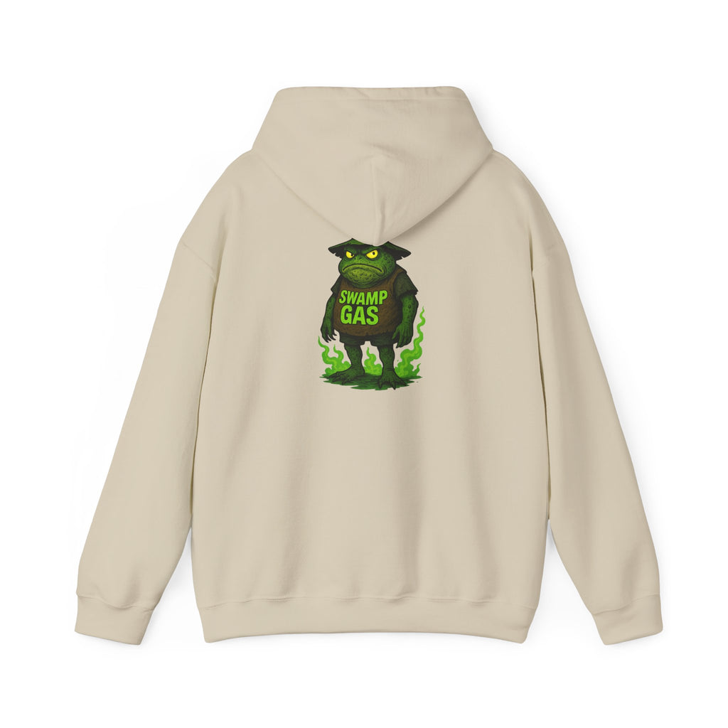 Swamp Gas Unisex Hoodie | Fun Gift for Halloween, Cozy Casual Wear, Unique Graphic Sweatshirt, Quirky Style, Perfect for Fall