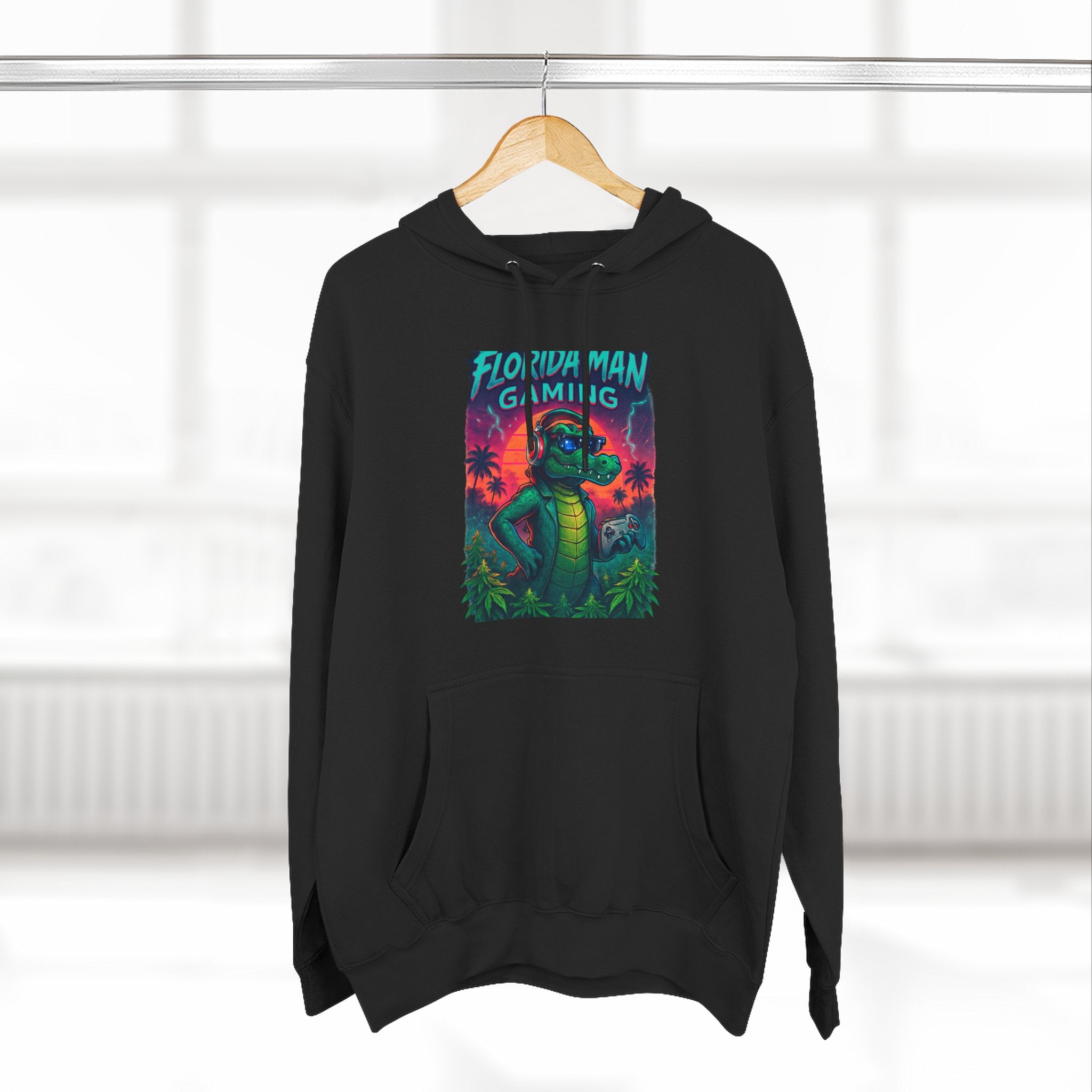 Gamer Fleece Hoodie - Cozy Dragon Design, Perfect for Gaming Sessions, Gifts for Gamers, Casual Wear, Fun Streetwear