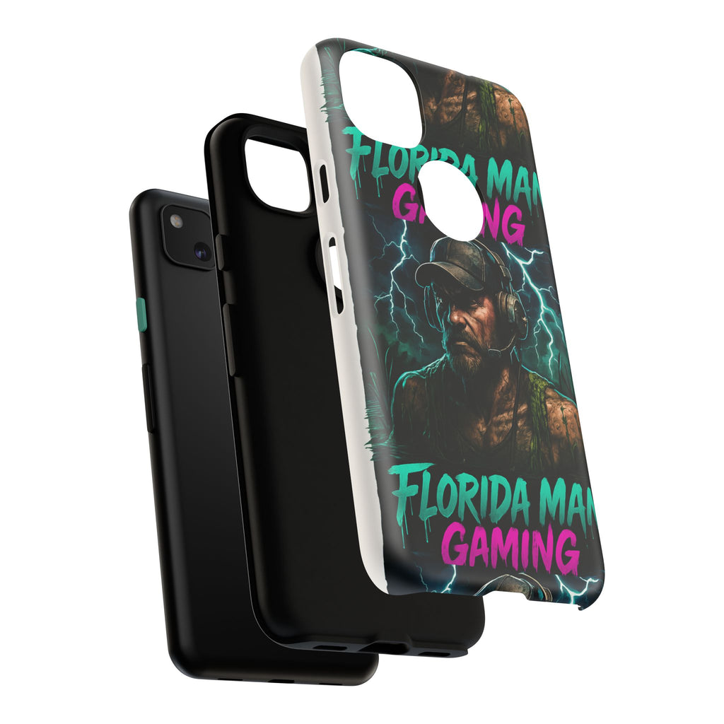 Phone Case - Florida Man Gaming Mascot Rising from the Swamp Tough Case