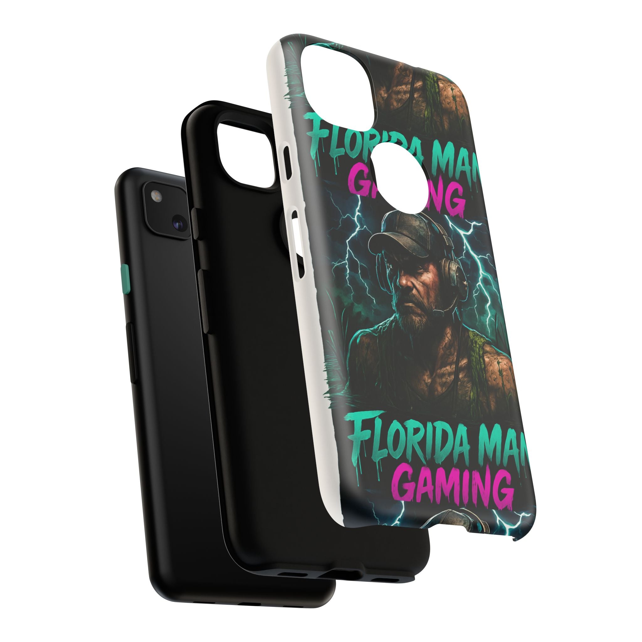 Phone Case - Florida Man Gaming Mascot Rising from the Swamp Tough Case