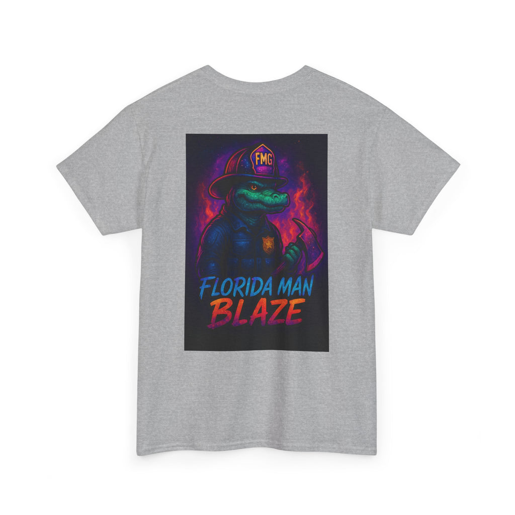 Florida Man Heroes Tee - Unisex Cotton T-Shirt, Funny Gift, Casual Wear, Unique Design, Quirky Florida Apparel