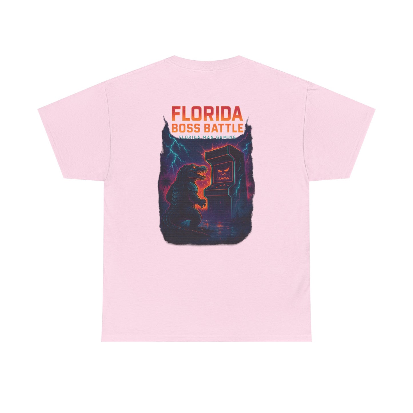 Florida Boss Battle Tee - Unisex Gaming Shirt, Retro Video Game T-Shirt, Gift for Gamers, Cool Casual Wear, Unique Graphic Tee