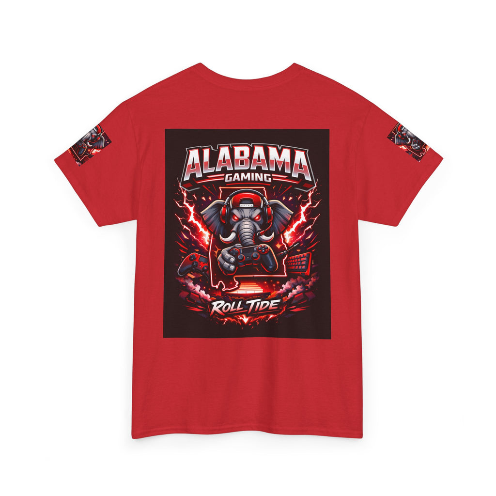 Alabama Gaming Tee — 'Roll Tide' Elephant Gamer Graphic Shirt
