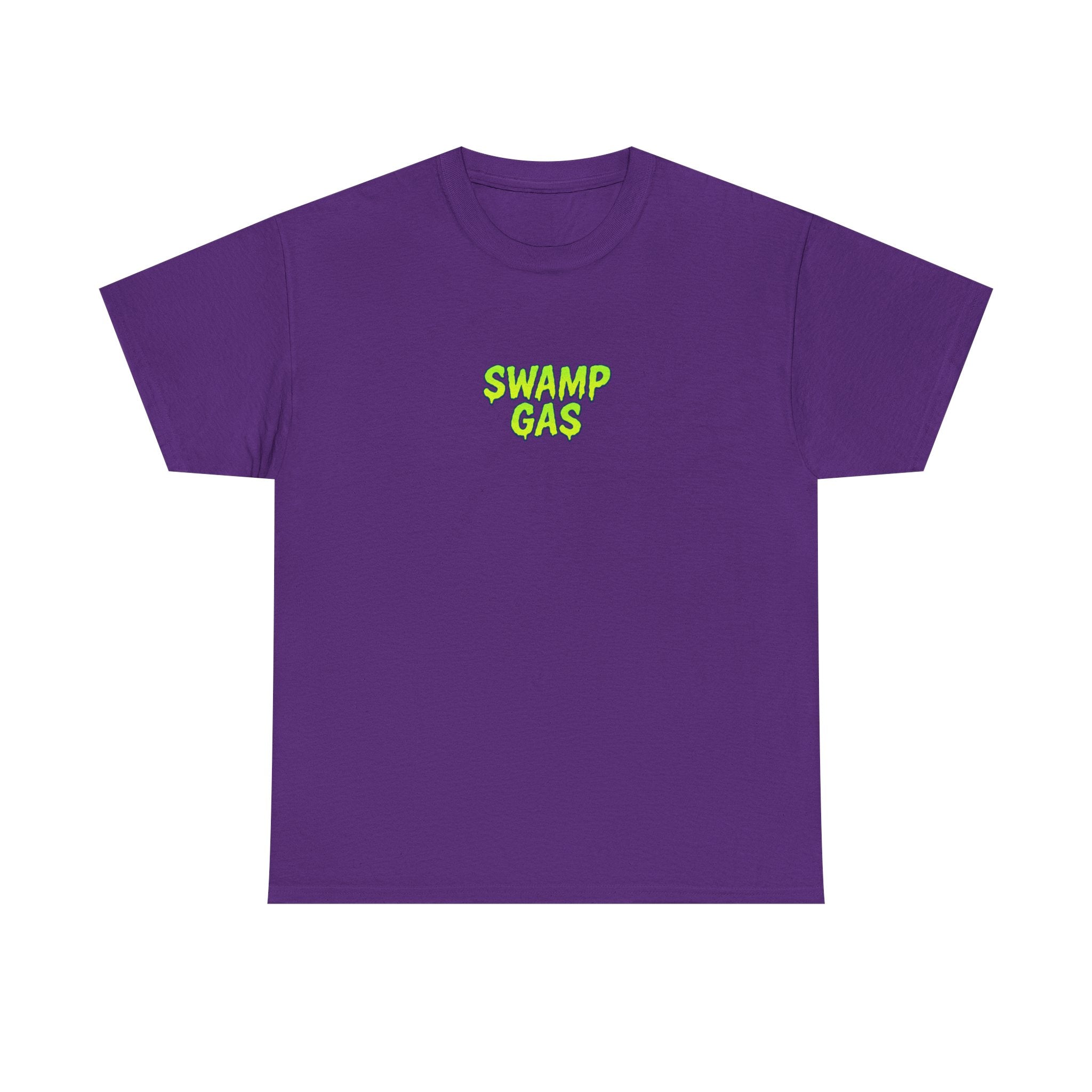 Swamp Gas Monster Unisex Tee, Fun Graphic Shirt, Gift for Monster Lovers, Casual Wear, Halloween Apparel, Youth and Adult Sizes