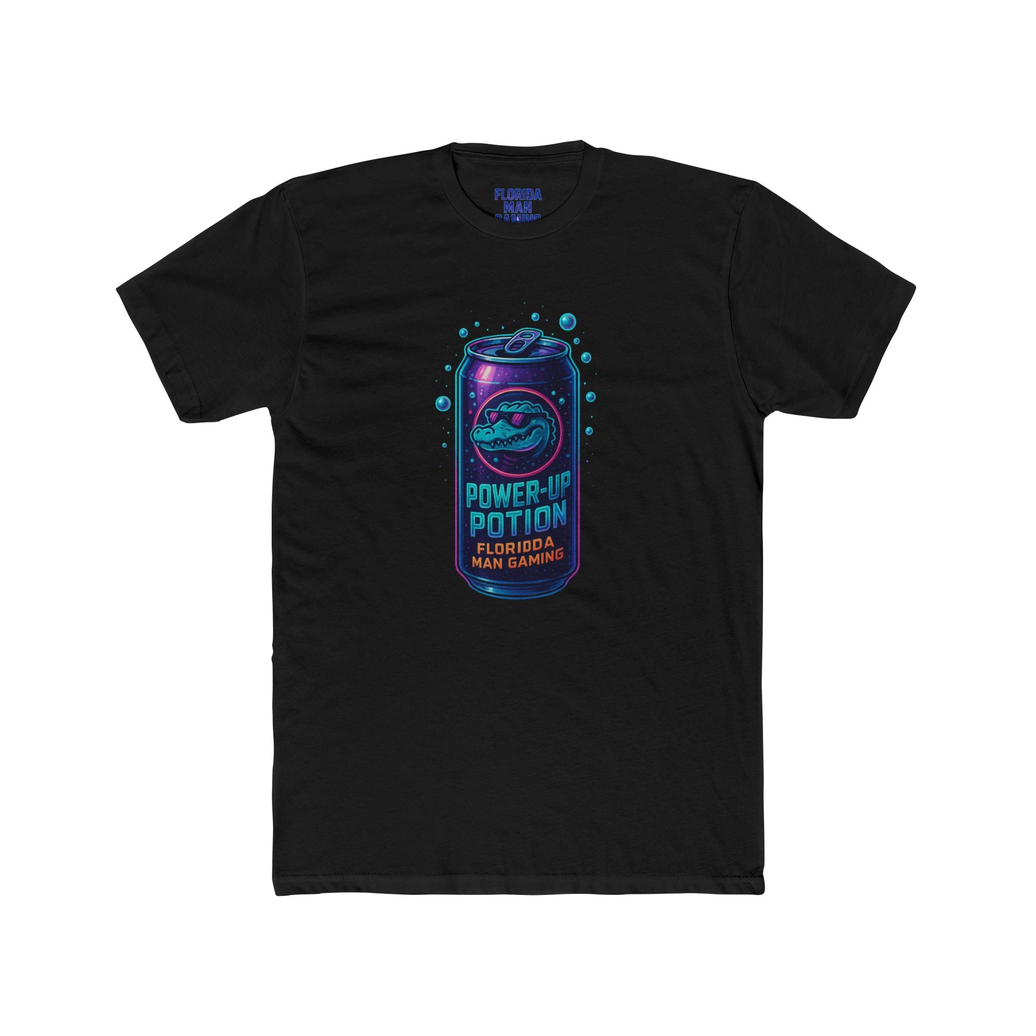 Florida Man Crew Tee: Gaming Humor Shirt, Fun Gift for Gamers, Unisex Tee for Parties, Retro Style Casual Wear, Unique Birthday Present