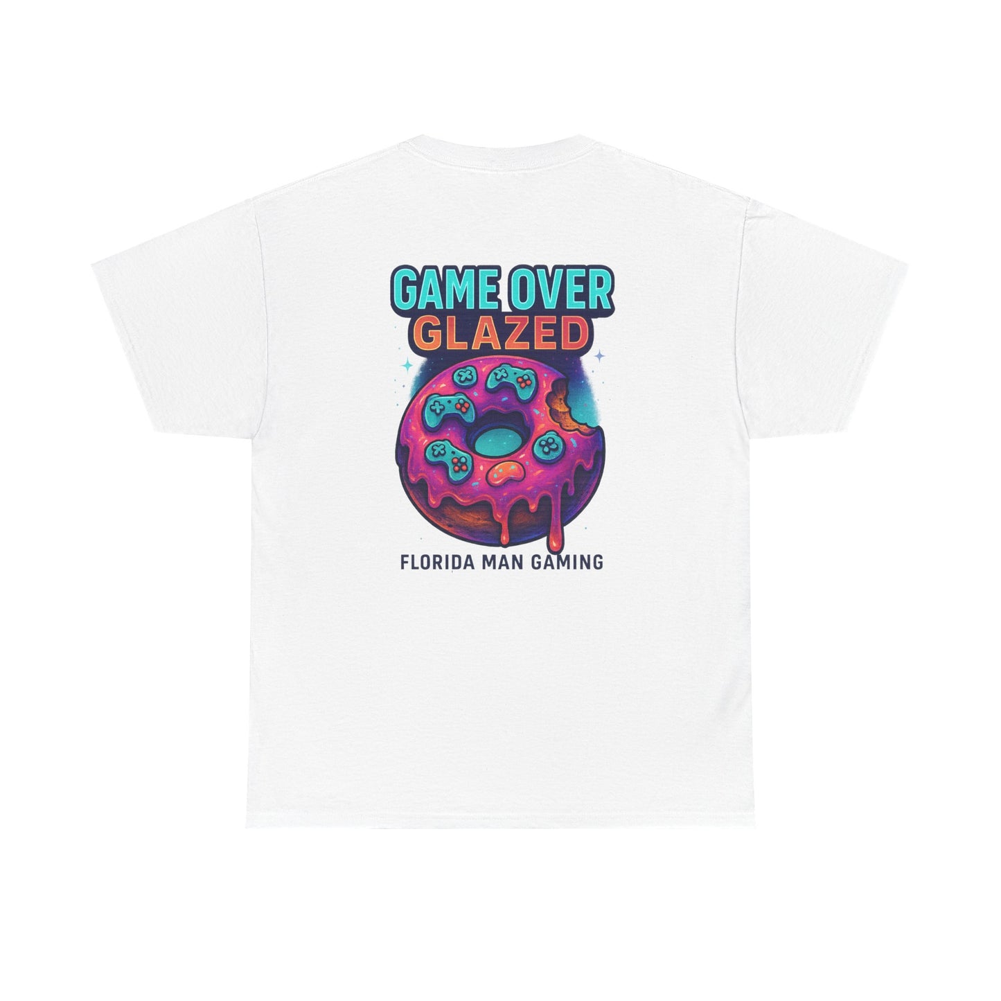 Gaming Graphic Tee for Retro Fun Lovers, Perfect for Gifts, Casual Wear, Gaming Events, Game Over Design