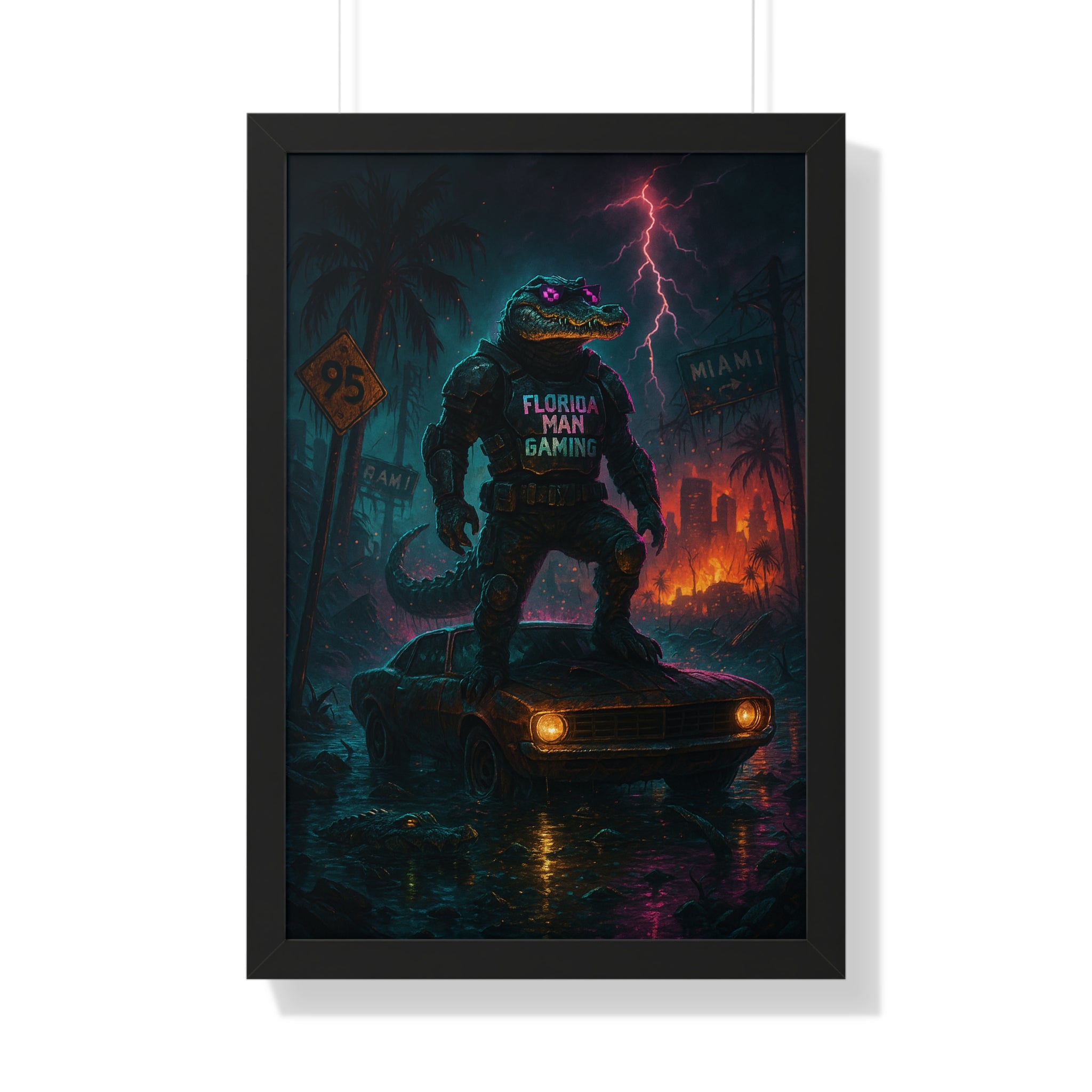 Framed Vertical Poster