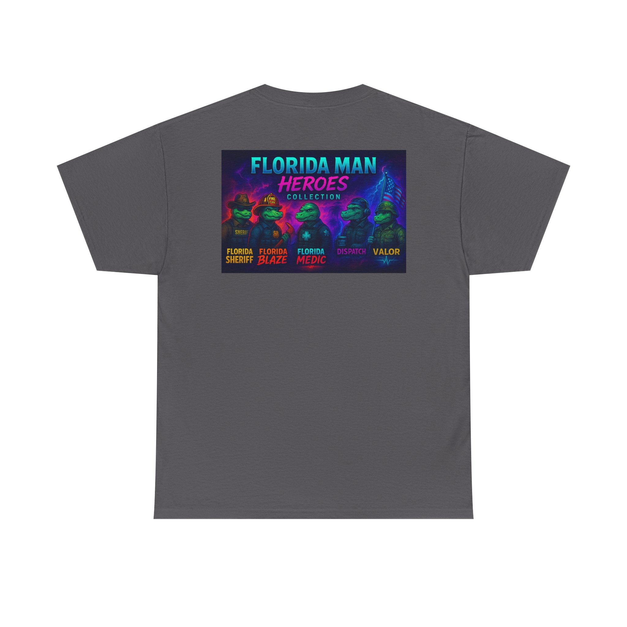 Florida Man Heroes Unisex Tee | Fun Graphic Shirt, Unique Gift, Florida Pride, Casual Style, Funny Tee