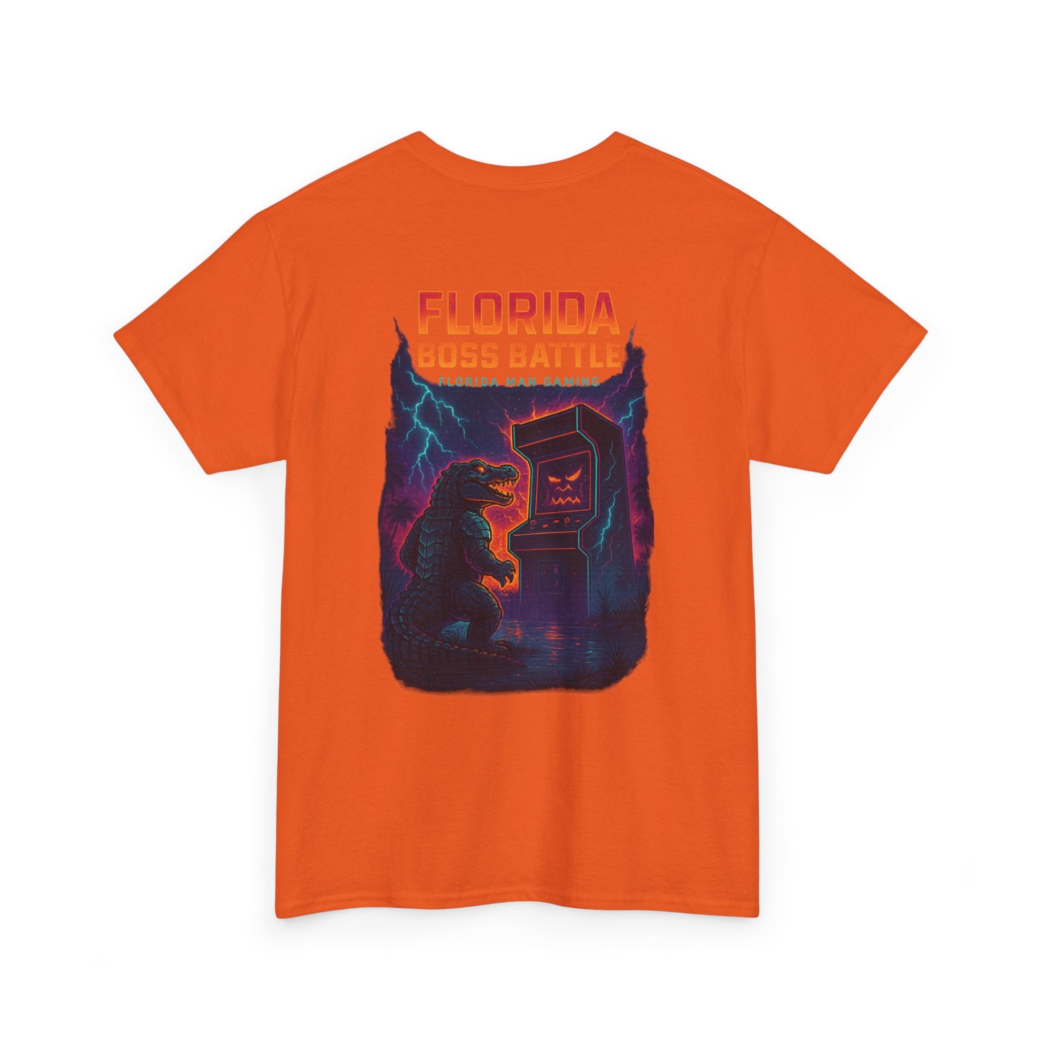Florida Boss Battle Tee - Unisex Gaming Shirt, Retro Video Game T-Shirt, Gift for Gamers, Cool Casual Wear, Unique Graphic Tee