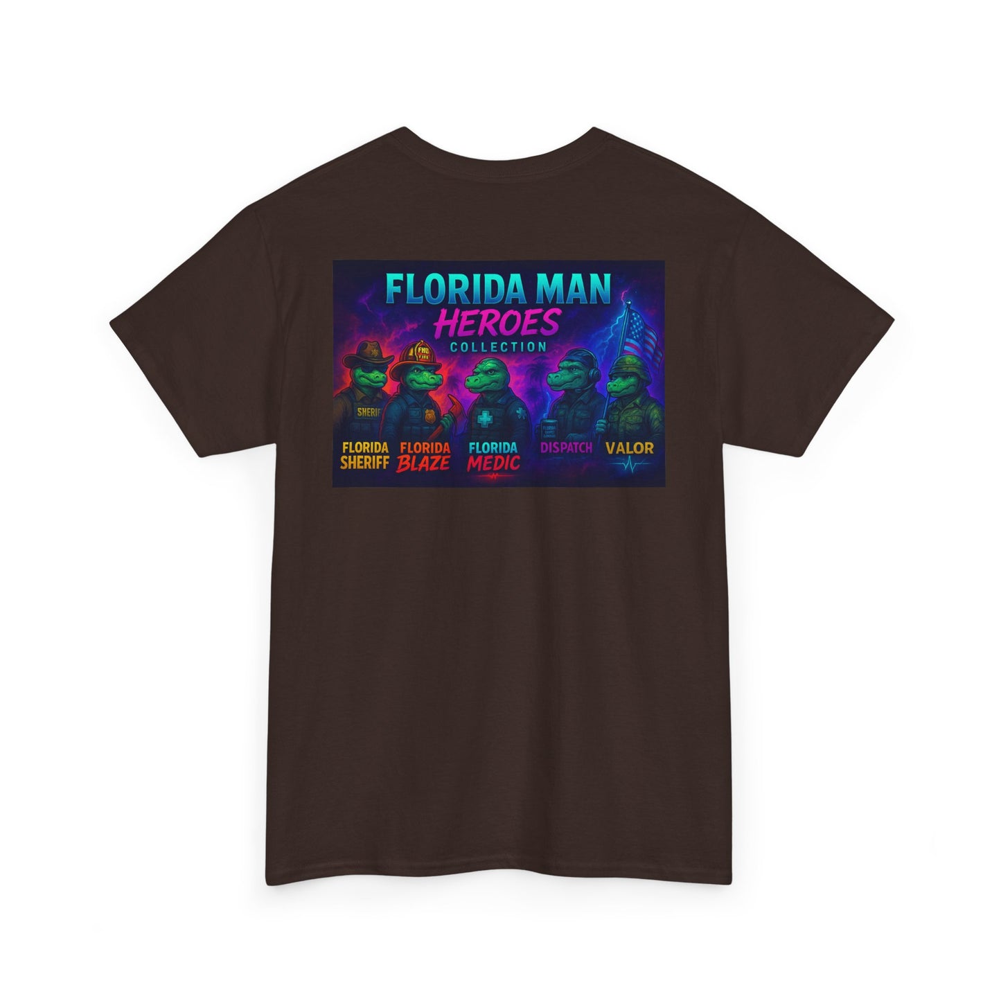 Florida Man Heroes Unisex Tee | Fun Graphic Shirt, Unique Gift, Florida Pride, Casual Style, Funny Tee