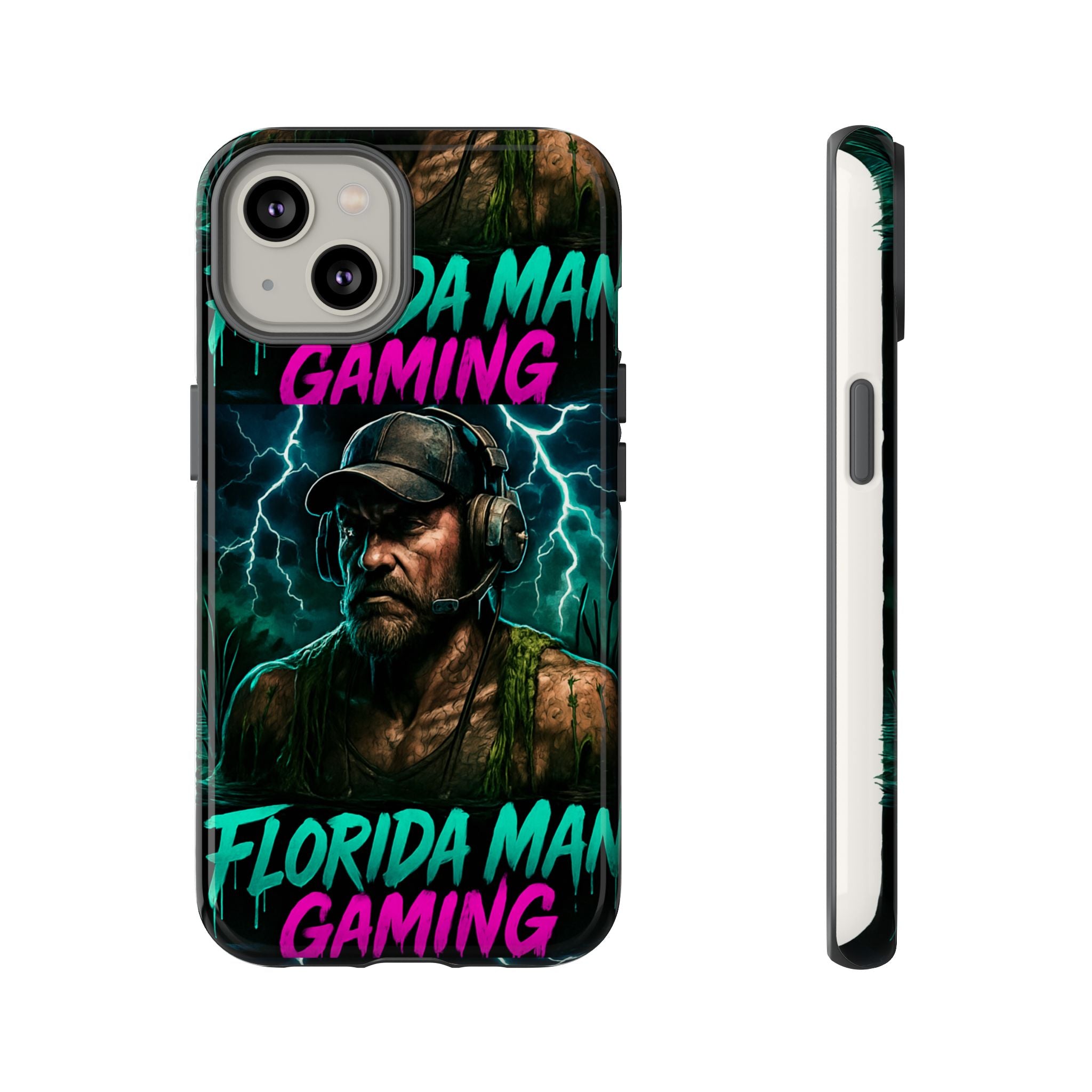 Phone Case - Florida Man Gaming Mascot Rising from the Swamp Tough Case