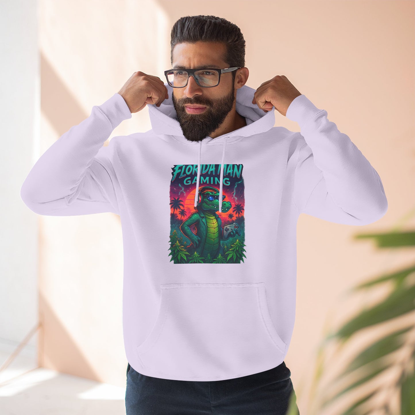 Gamer Fleece Hoodie - Cozy Dragon Design, Perfect for Gaming Sessions, Gifts for Gamers, Casual Wear, Fun Streetwear