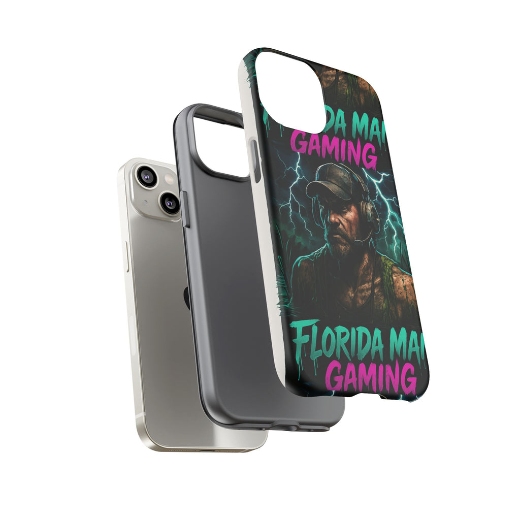 Phone Case - Florida Man Gaming Mascot Rising from the Swamp Tough Case