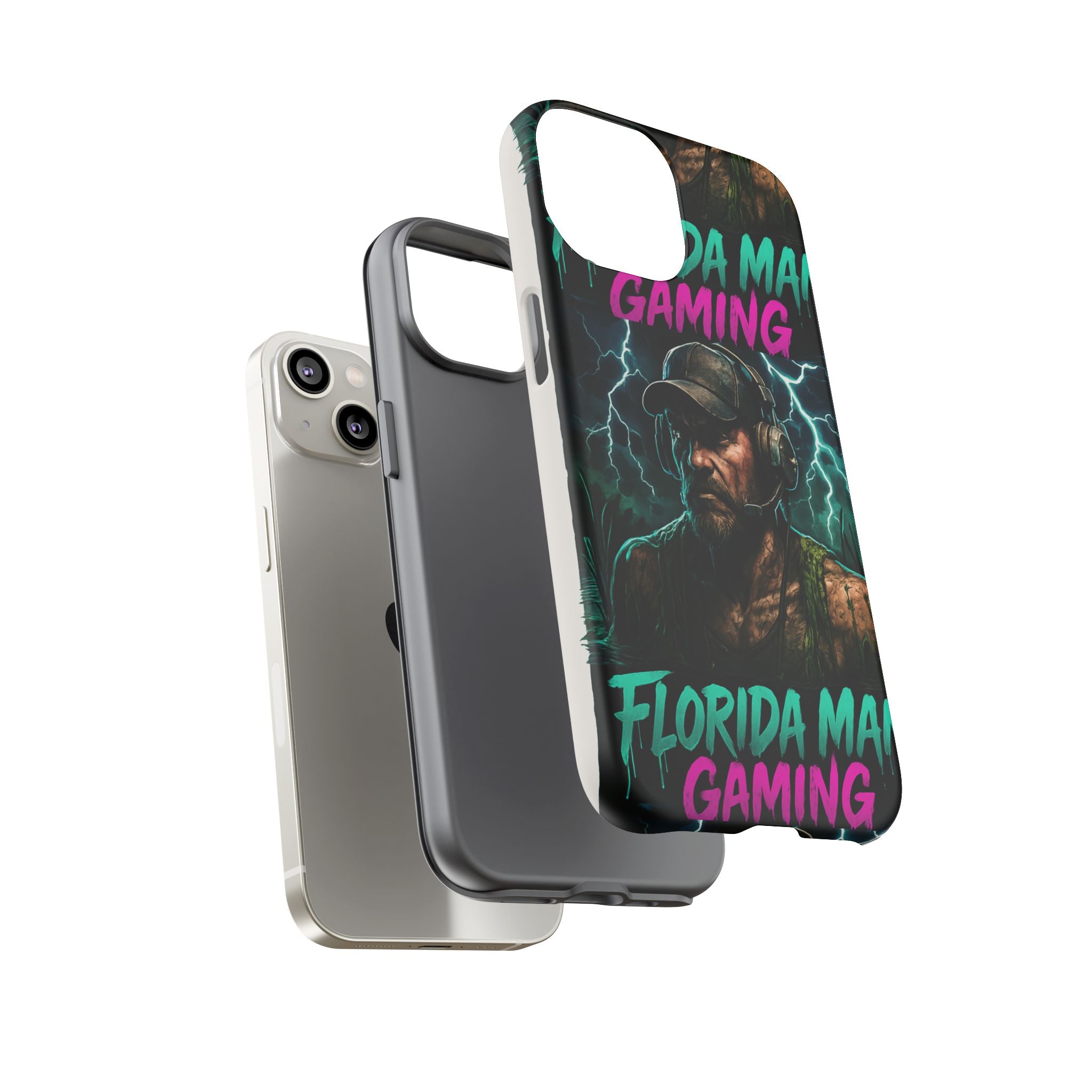 Phone Case - Florida Man Gaming Mascot Rising from the Swamp Tough Case