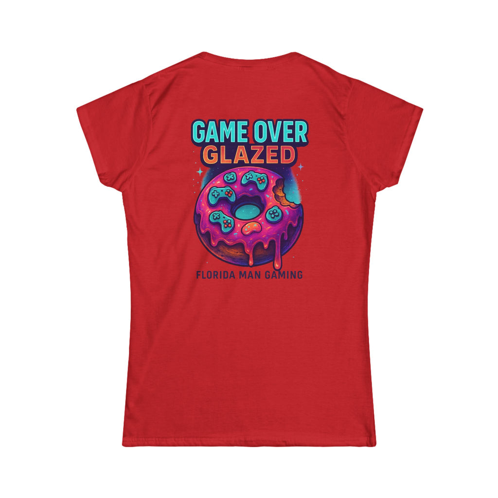 Gaming-Inspired Women's Softstyle Tee - Perfect for Gamers, Nerds, Birthday Gifts, Gaming Events, Casual Wear