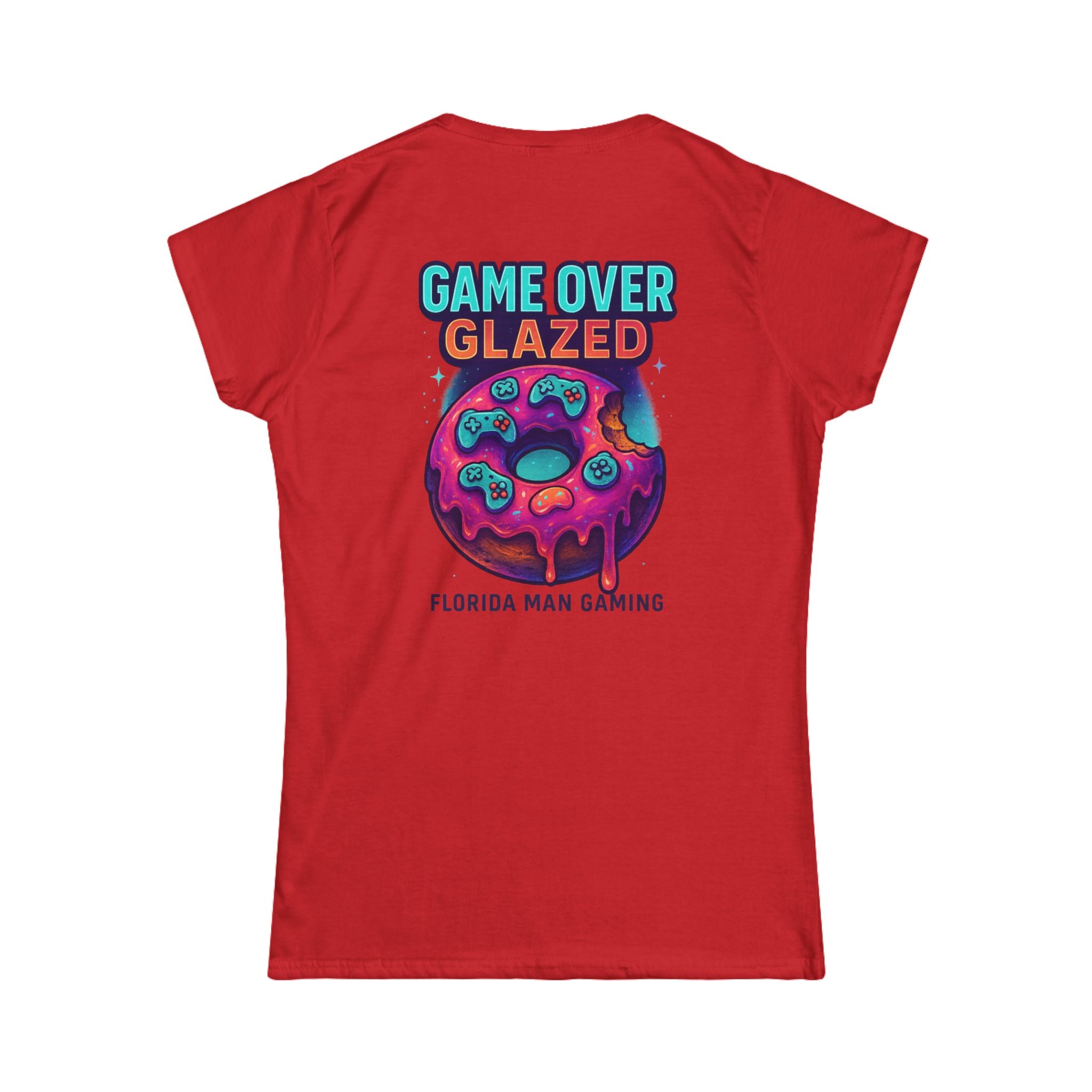 Gaming-Inspired Women's Softstyle Tee - Perfect for Gamers, Nerds, Birthday Gifts, Gaming Events, Casual Wear