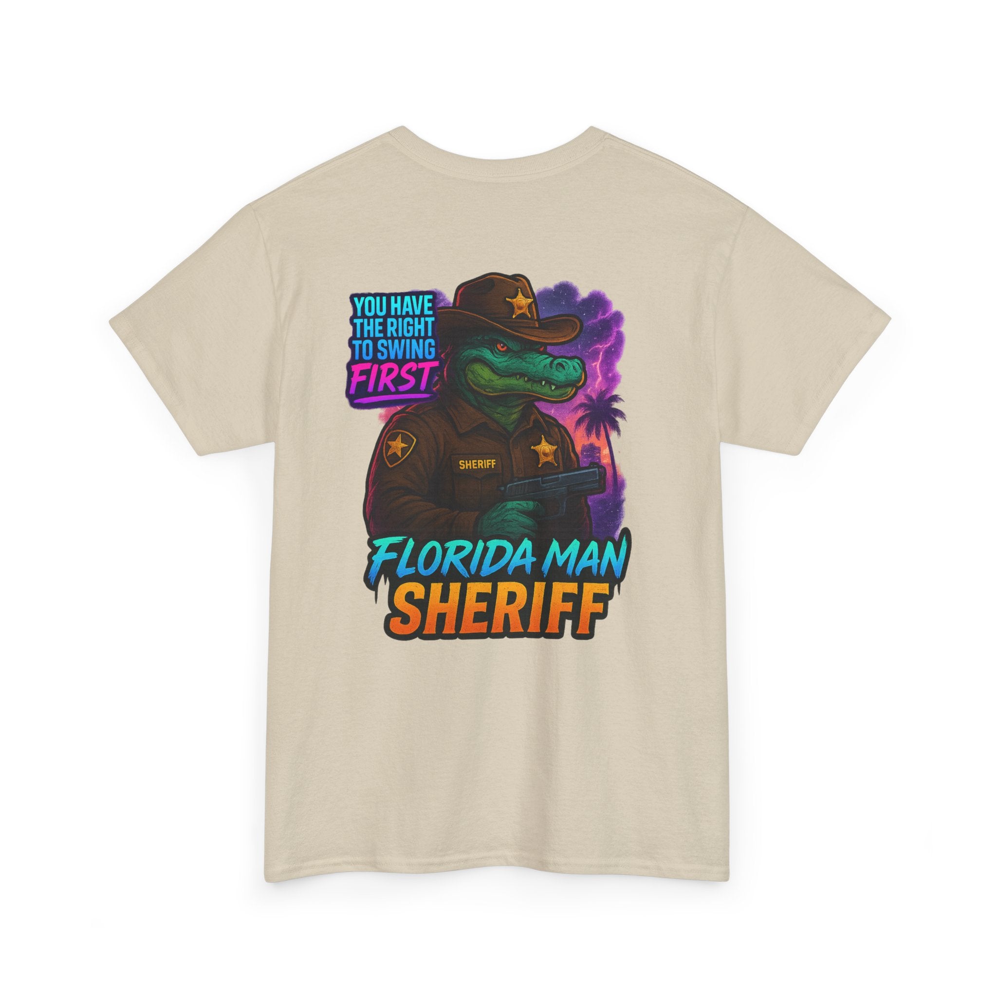 Florida Man Sheriff Tee - Fun Unisex Cotton T-Shirt, Graphic Tee for Florida Lovers, Gift for Dads, Unique Humor Shirt, Casual Wear
