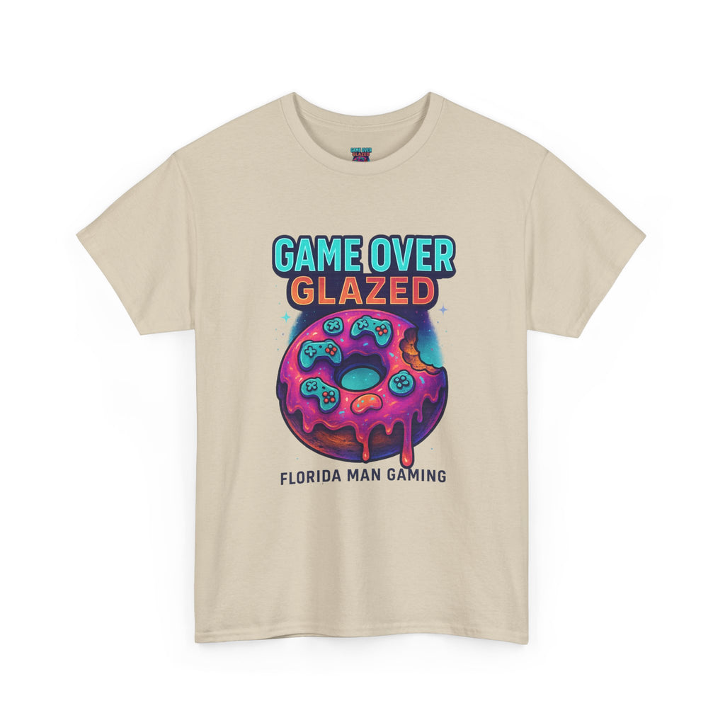 Gaming Graphic Tee for Retro Fun Lovers, Perfect for Gifts, Casual Wear, Gaming Events, Game Over Design
