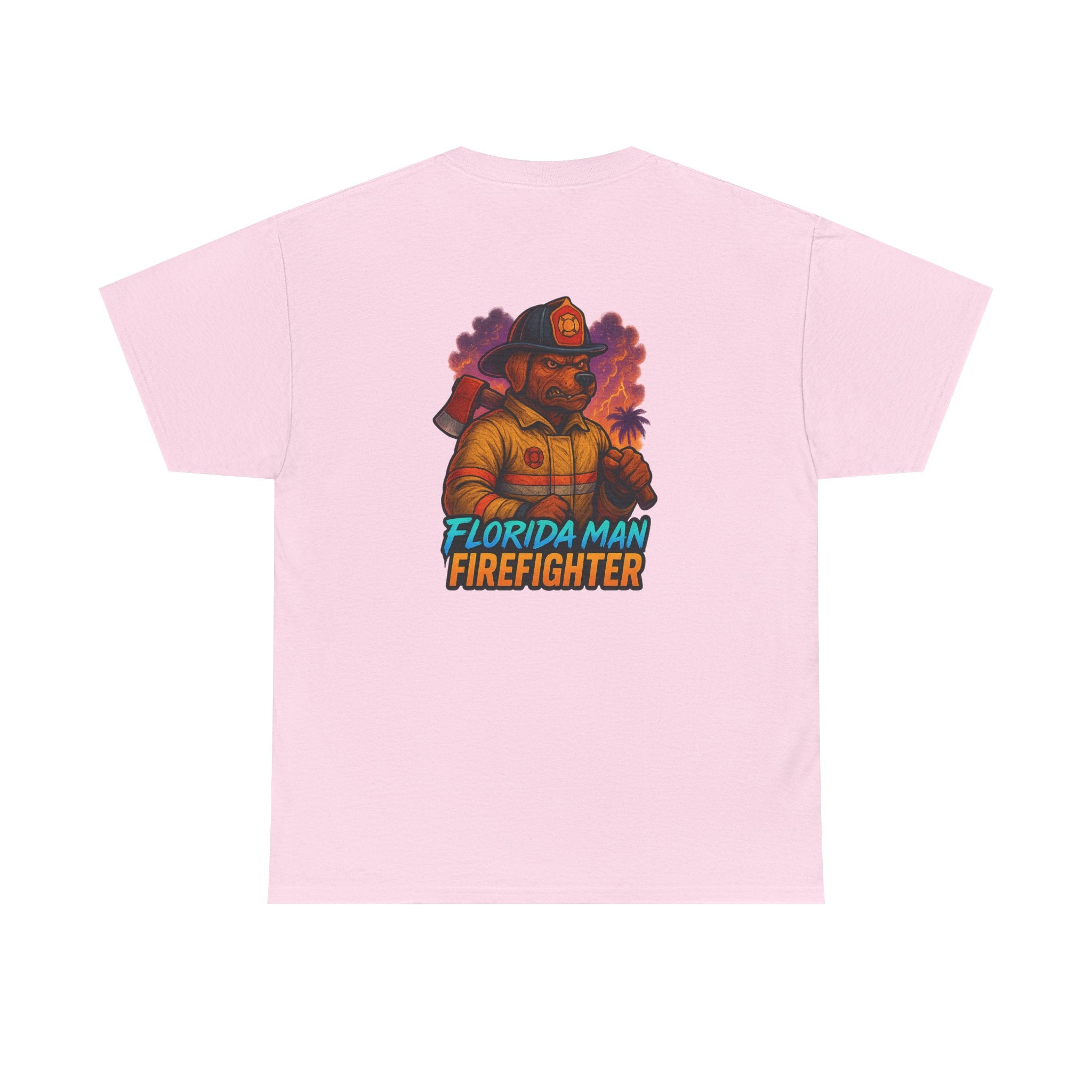 Gaming Tee - Florida Man Blaze Firefighter Gator