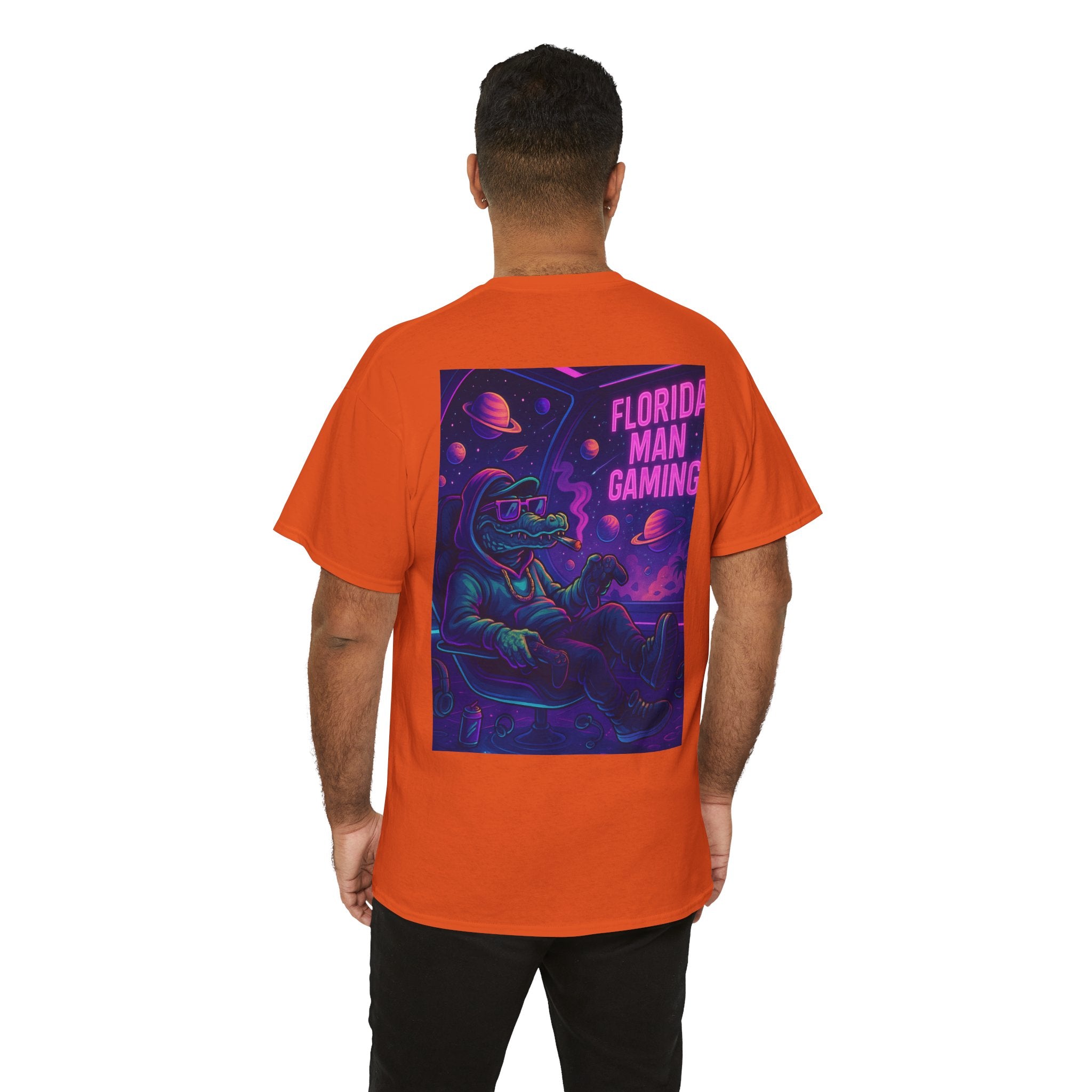 Florida Man Gaming Unisex Cotton Tee, Fun Florida Humor, Gamer Shirt, Unique Gift, Unisex T-shirt