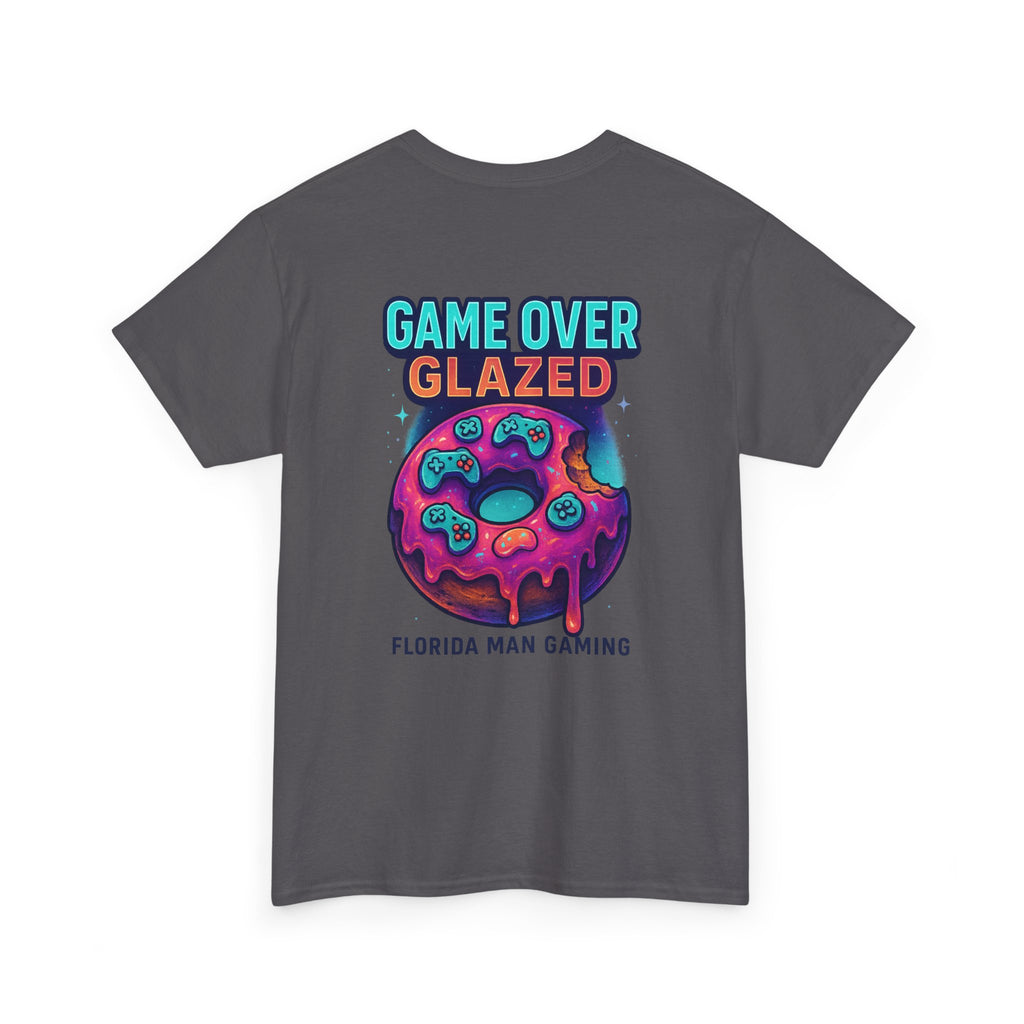Gaming Graphic Tee for Retro Fun Lovers, Perfect for Gifts, Casual Wear, Gaming Events, Game Over Design