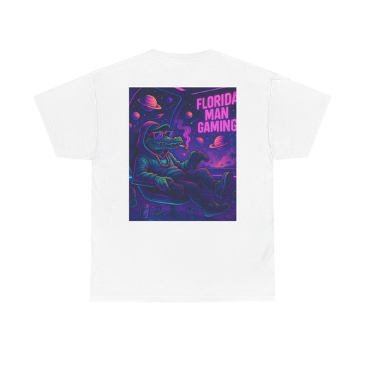 Florida Man Gaming Unisex Cotton Tee, Fun Florida Humor, Gamer Shirt, Unique Gift, Unisex T-shirt